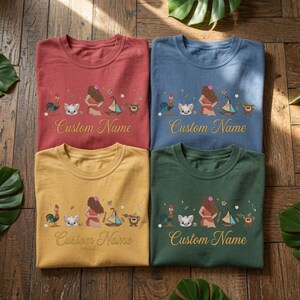 Custom Name EMBROIDERED Disney Princess Moana TShirt Sweatshirt Hoodie, I Am Moana Pua Pig Hei Hei Tee, Disney Girls Trip, Magic Kingdom image 1