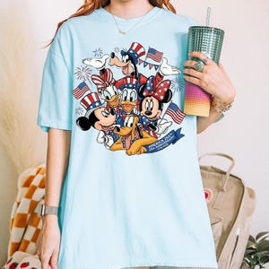Mickey and Friends 4th July 2026 Shirt, Disney Independence Day Tee, Disneyland Family, Walt Disney World T-shirt image 4