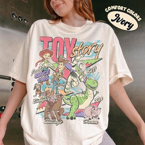 Disney Toy Story 1995 Retro Comfort Colors Shirt, Woody Buzz Lightyear Rex Tee, WDW Disneyland Family Vacation 2026 Shirt, Pixar Fest Trip T image 1