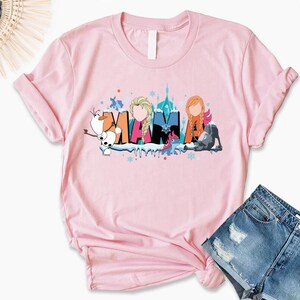 Frozen Mama Sweatshirt, Princess Mom Vacation Shirt, Family Adventure Outfit Gift for Mother’s Day and Trips image 10