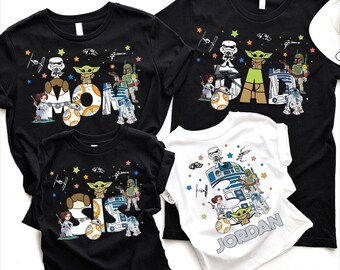 Galaxy Family Birthday Shirt, Matching Party Vacation Tee, Birthday Boy Family Outfit for Adventure Fans
