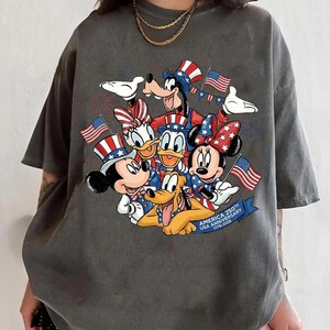 Mickey and Friends 4th July 2026 Shirt, Disney Independence Day Tee, Disneyland Family, Walt Disney World T-shirt image 6