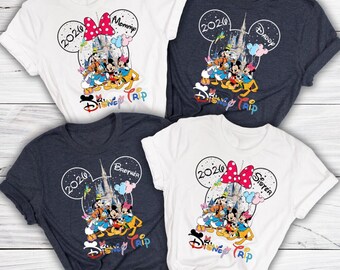 Camiseta personalizada para vacaciones en grupo 2026, camiseta a juego para viajes familiares, conjunto mágico para vacaciones en grupo