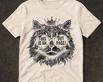 Dungeon Crawler Carl Shirt, Vintage This Is an Outrage Tee, Princess Donut Mongo Fantasy Reader T-Shirt
