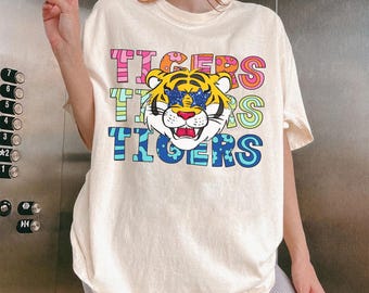 Custom Preppy Mascot Shirt, Favorite Team Spirit Tee, Personalized School Mascot T-Shirt for Fans