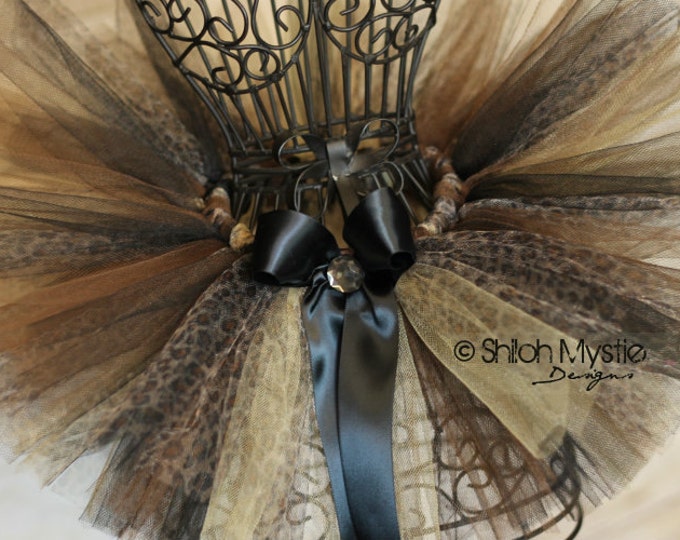 Leopard Tutuleopard Tutusanimal Print Tutusleopard Etsy