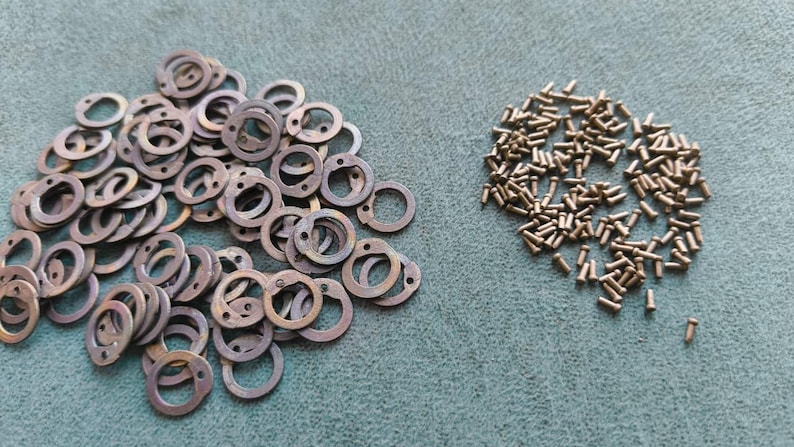 Titanium Flat Riveted Chainmail Rings Kit – Medieval Armor Repair ...