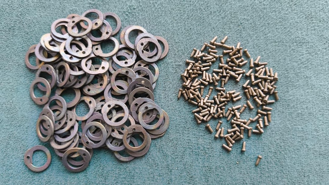 Titanium Flat Riveted Chainmail Rings Kit – Medieval Armor Repair ...