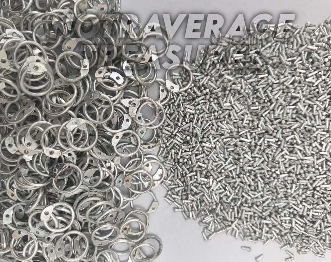 Chain Ring Riveted Aluminum Riveted Chainmail Rings Kit | 9mm Dome Rivet Supplies for ...