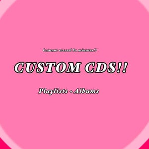 CDs personalizados: Listas de reproducción + Álbumes (máximo 80 minutos)