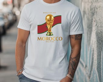 Marokko WM-T-Shirt 2026, Comfort Colors 1717 Unisex, Spieltag, Fußball-T-Shirt, Fußballfan-T-Shirt, politisches T-Shirt, patriotisches T-Shirt
