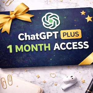 ChatGPT Plus - 1-Monats-Zugriff - Erhalte 30 Tage lang zuverlässigen Zugang zu ChatGPT Plus