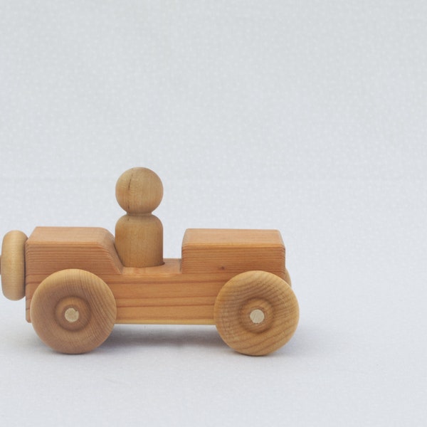 Jeep, WW 2, Redwood Jeep, Toy Car, Handmade