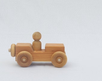 Jeep, WW 2, Redwood Jeep, Toy Car, Handmade