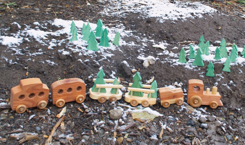 Christmas Tree Train Redwood Pine image 2