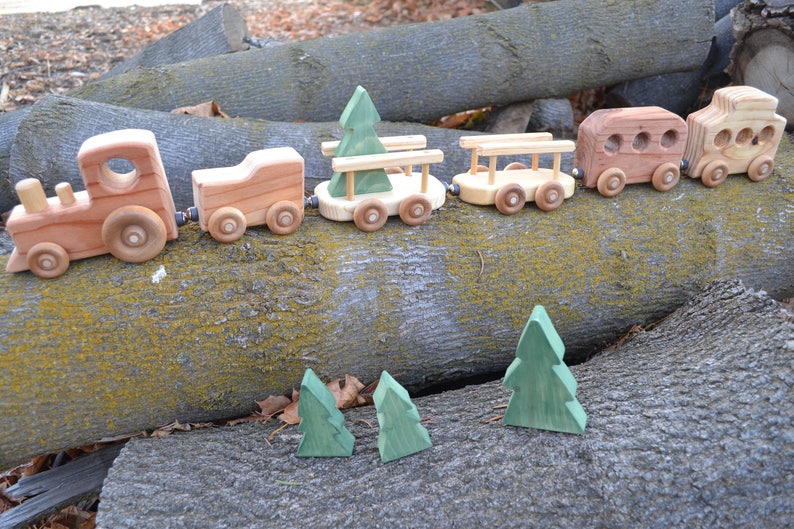 Christmas Tree Train Redwood Pine image 8