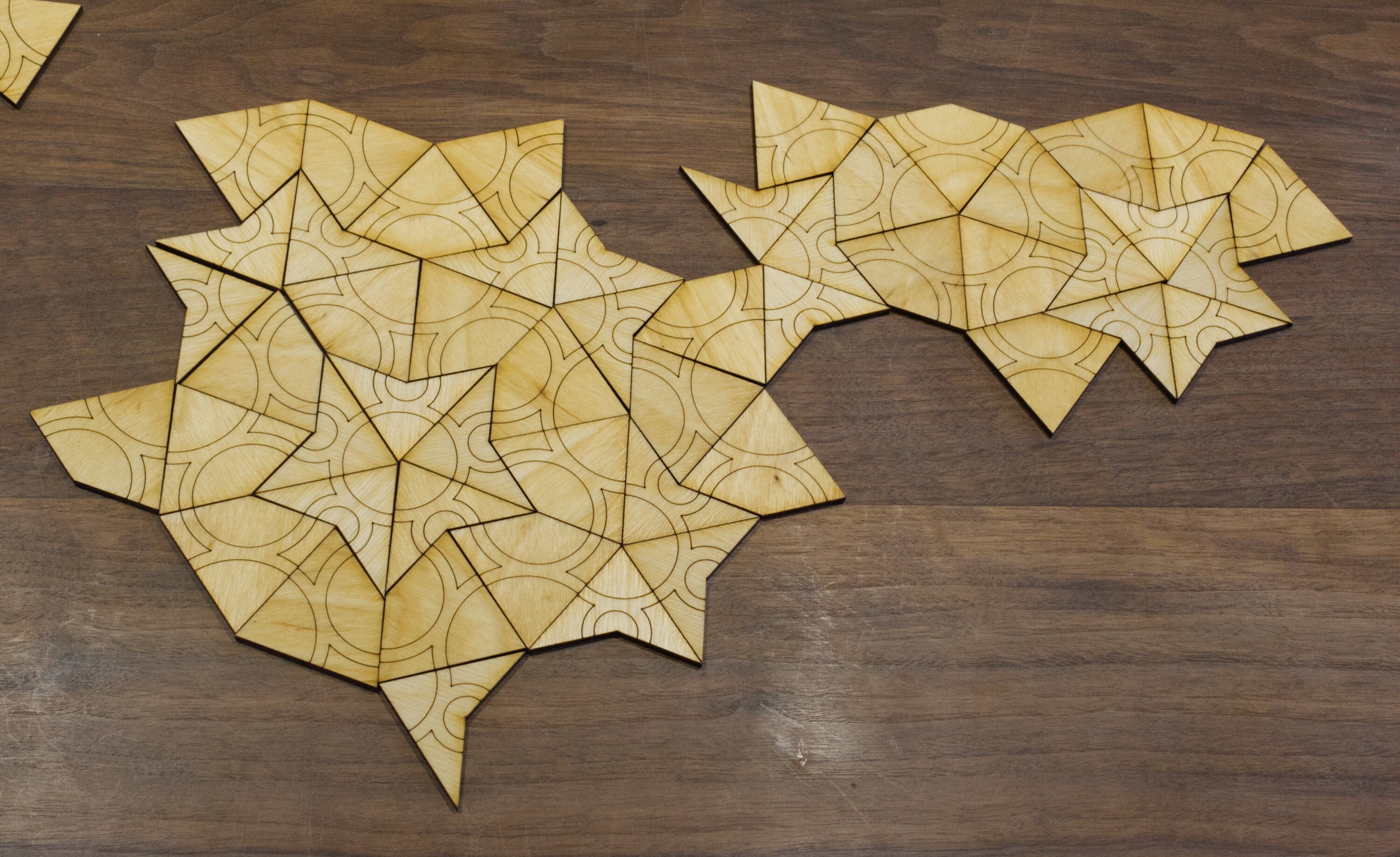 Penrose P2 River 55 Kites & 34 Darts Mathematical Puzzle Etsy UK