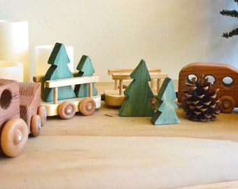 Christmas Tree Train Redwood Pine