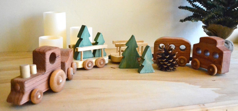 Christmas Tree Train Redwood Pine image 1