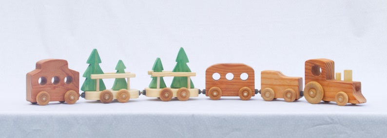 Christmas Tree Train Redwood Pine image 4