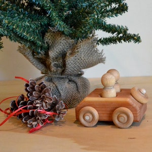 RunAbout, Redwood Toy Car, Handmade image 9