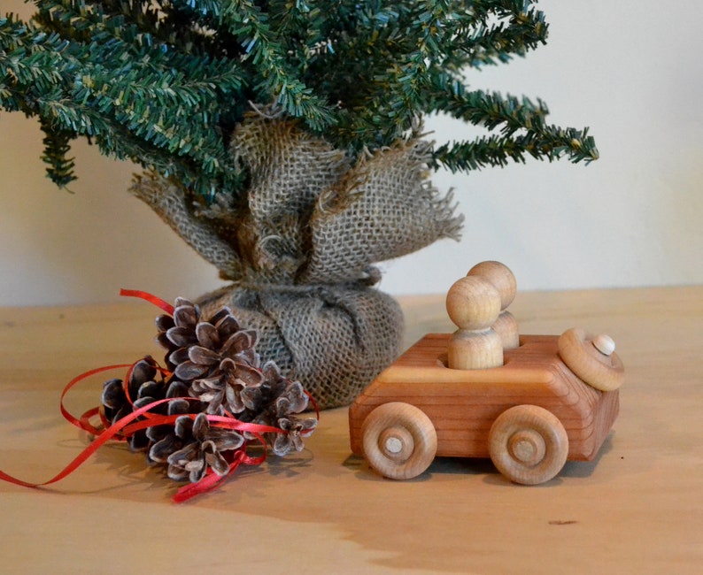 RunAbout, Redwood Toy Car, Handmade image 9