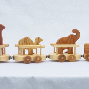 Circus Train, Giraffe, Elephant, Camel, Zoo Train, Heirloom, Redwood, Pine, Safari, African Safari