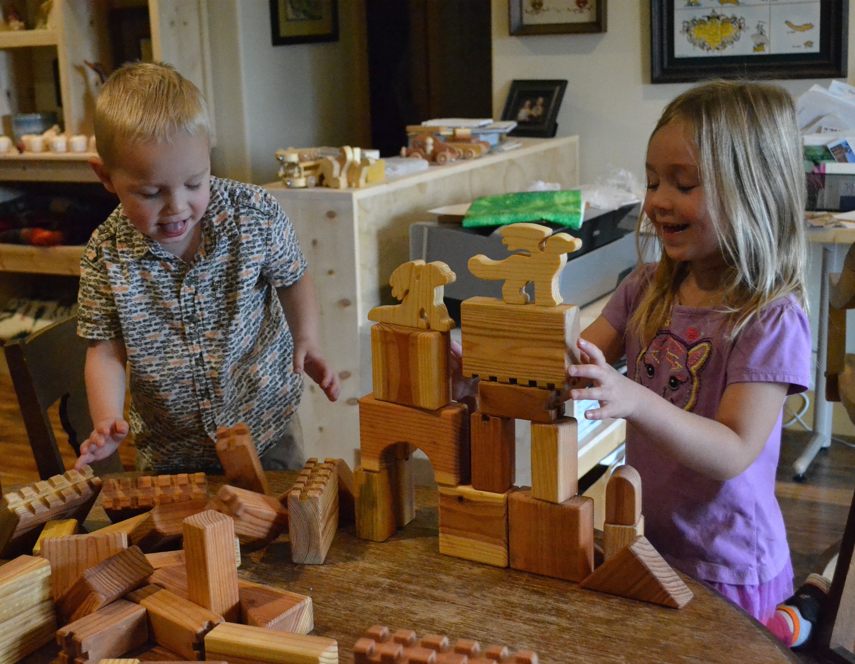 Wooden Blocks, Handcrafted Waldorf & Montessori Educational