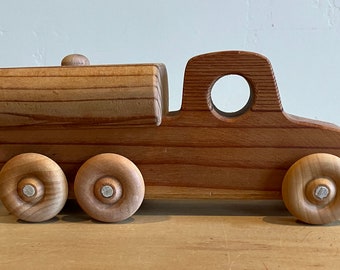 Tank Truck, Redwood, Heirloom, Handmade, Truck, Milk Truck, Gas Truck, Water Truck