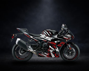 GSX-R1000 Decal Kit | Aggressive Monster Style Graphics | Custom Sport Bike Stickers | Racing Fairing Vinyl Decals