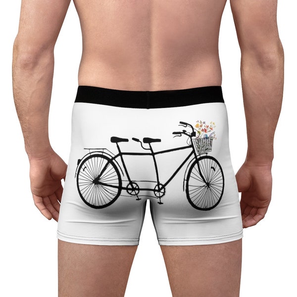 Sous-vêtements - Roulez ensemble, ses sous-vêtements assortis. Slip boxer homme. Grand cadeau de couple. Fiançailles, Douche de mariage