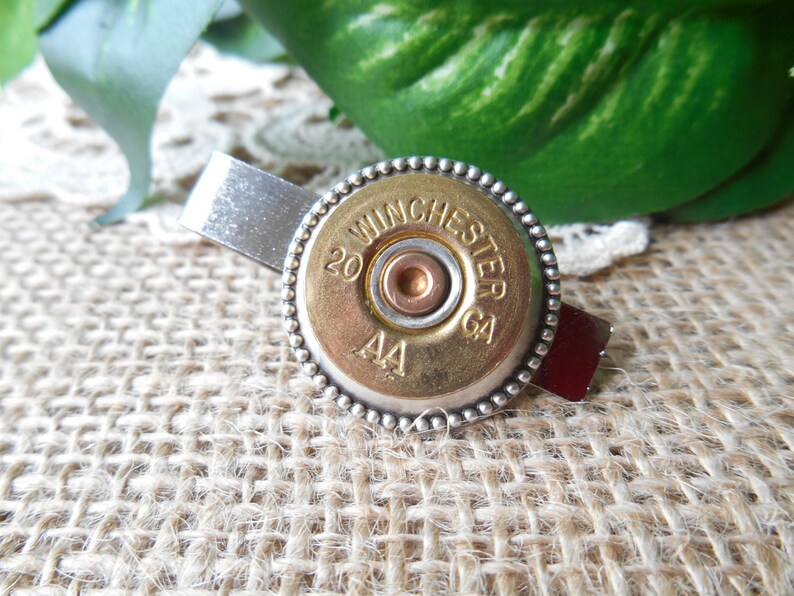 20 Gauge Shotgun Clip 3 Shotgun Tie Clip 20 Gauge Winchester Shotgun Shell Casing Etsy