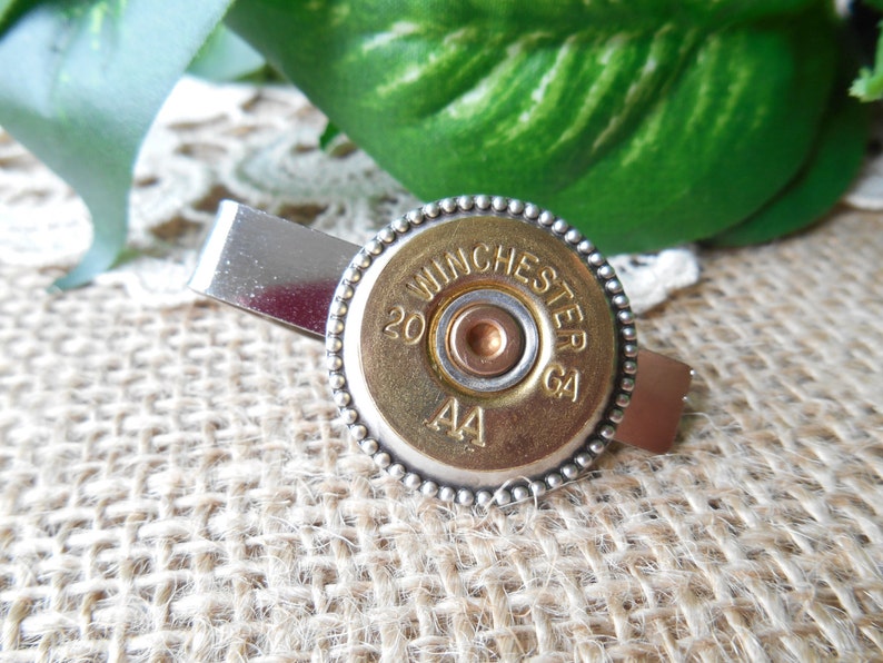 20 Gauge Shotgun Clip 2 Shotgun Tie Clip 20 Gauge Winchester Shotgun Shell Casing Etsy