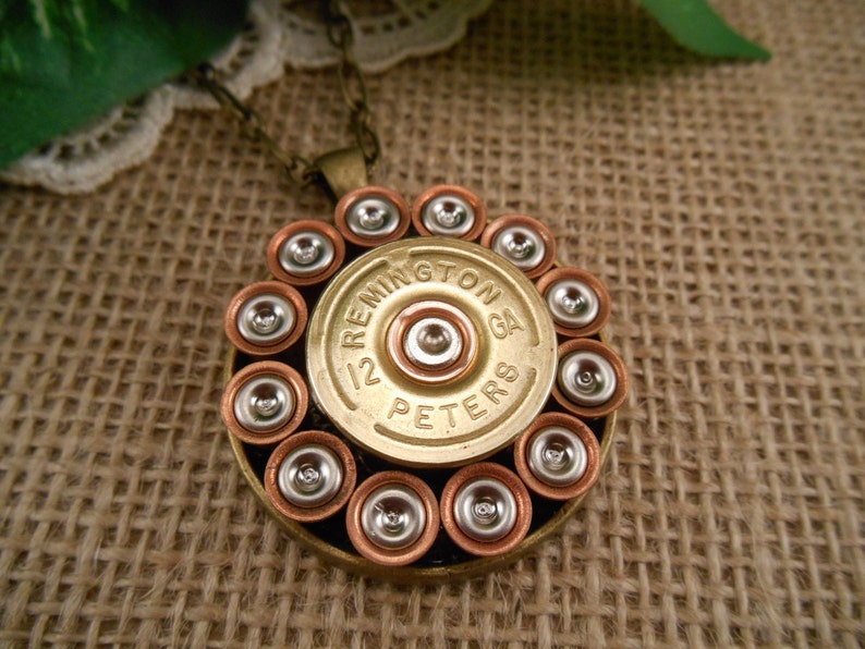 Shotgun Shell Jewelry 12 Gauge Remington Peters Round Etsy
