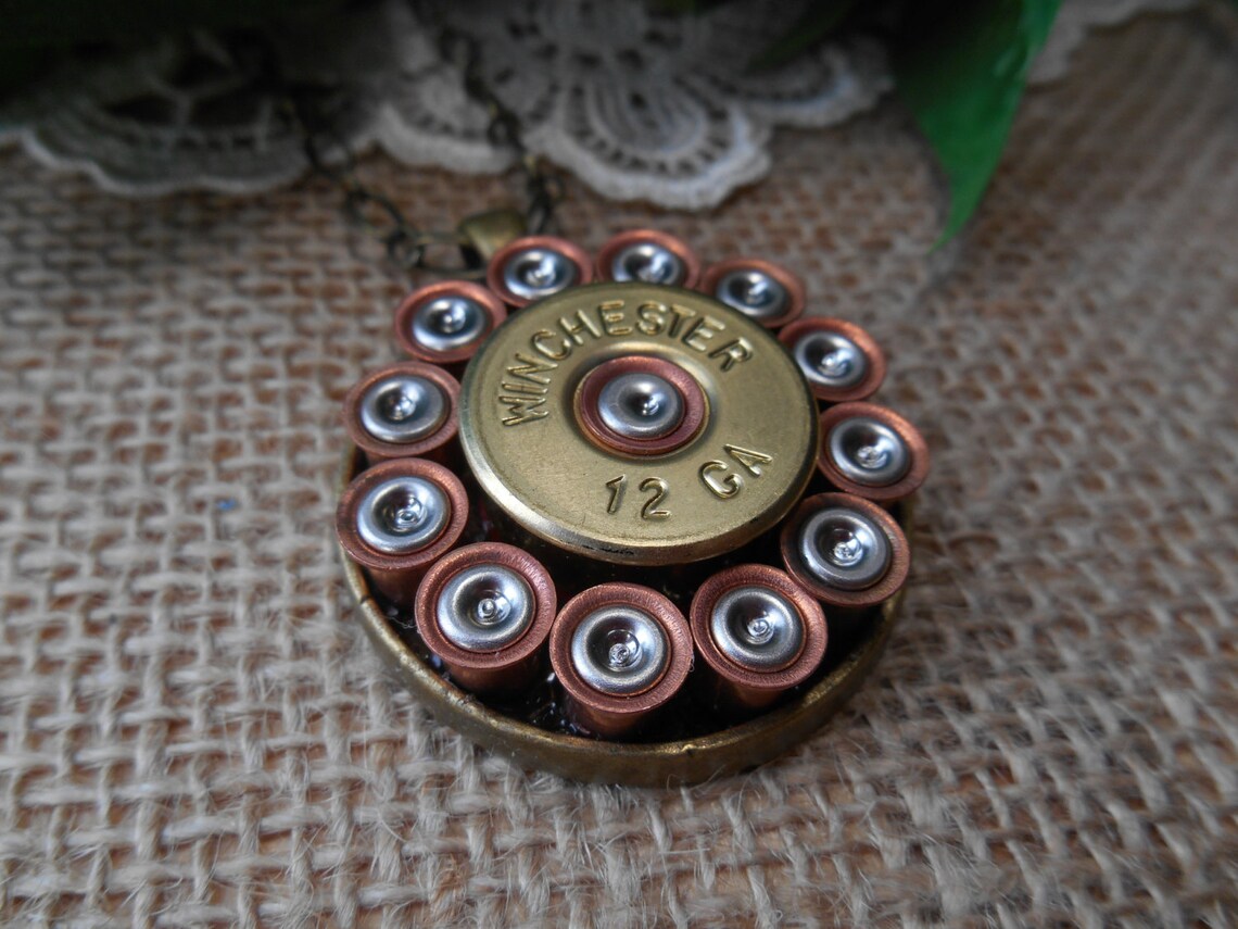 Shotgun Shell Jewelry 12 Gauge Winchester Round Primer Etsy