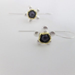 Beautiful Flower Earrings ~ Sterling Silver Earrings ~ Flower Dangle Earrings ~ Stunning Earrings