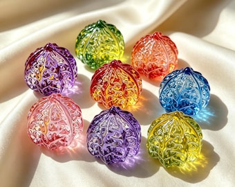 Mini Glass Walnut Sun Catcher Desk Accessory