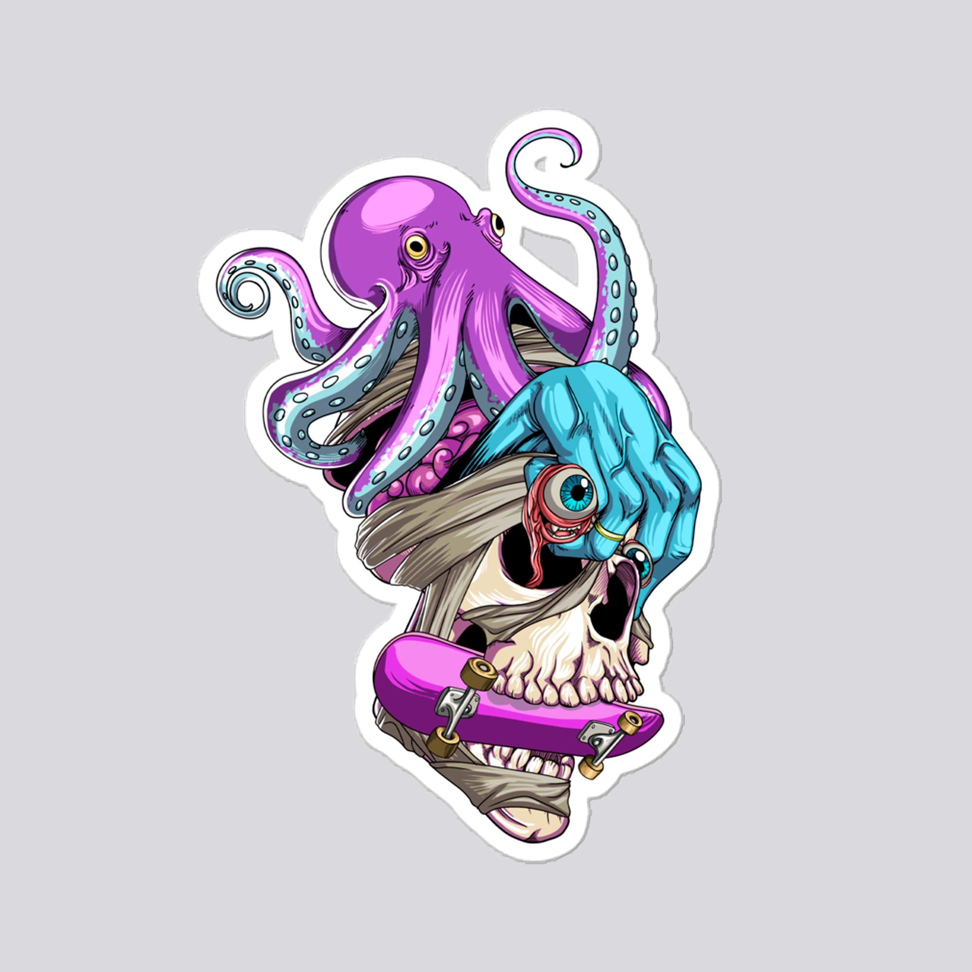 Graffiti octopus - Etsy 日本