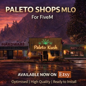 3 tiendas MLOS FiveM