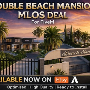 Double Beach Mansion MLOS Deal FiveM