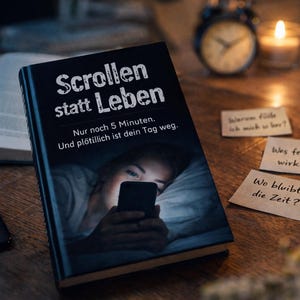 Przewijanie zamiast życia – Dlaczego czujemy się puści, mimo mediów społecznościowych | Książka o skupieniu, uwadze i autorefleksji