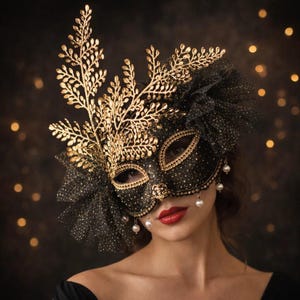 masquerade party dresses and masks Attitude Studio Elegant Half Face Mask 100% Brand NewLight Women s Masquerade Masks for