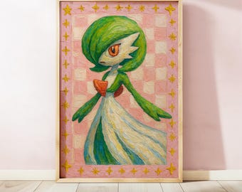 Cute Chibi Anime Character Print, Pastel Kawaii Wall Decor, Girly Bedroom Art, Digital Download