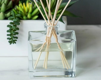 7oz Natural Reed Diffuser Set or Refill w Reed Sticks & Scented Diffuser Oil Air Freshener Room Fragrance Kit Office Bathroom Home Decor