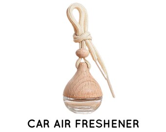 Hanging Car Air Freshener Oil Diffuser Naturally Scented Car Deodorizer Non Toxic Car Bathroom Room Fragrance New Car Gift Fall Winter Scent