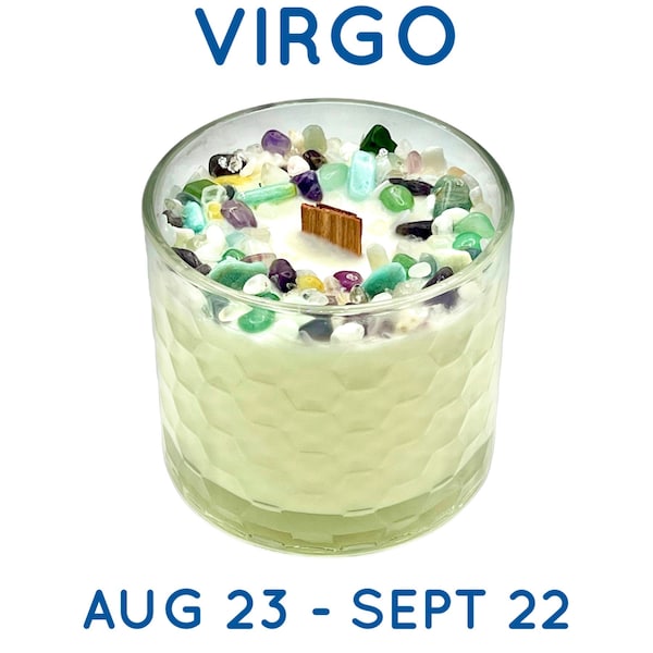 Virgo Candle Etsy