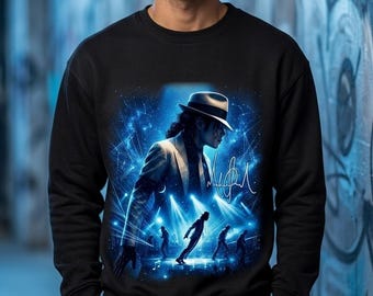 Michael Jackson inspiriert PNG | König der Popkultur | Moonwalk Legende | Halbton-Grafik | DTF DTG