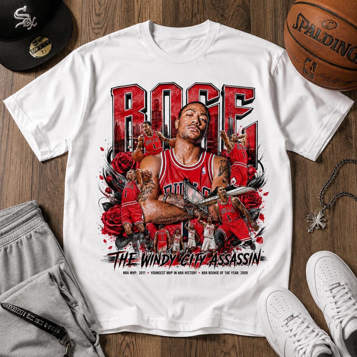 Derrick rose nba graphic tee - Etsy 日本