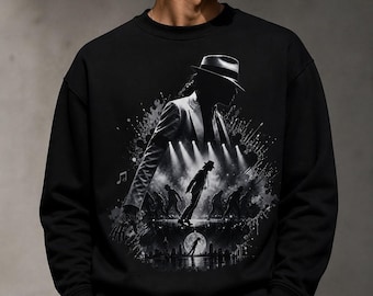 Michael Jackson inspiriert PNG | King of Pop T-Shirt Motiv | Popkultur | Vintage Retro |