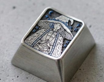 Ranni Malenia Metal Engraved Artisan Keycap Mechanical Keyboard Accessory